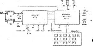 Синтезатор частоты для радиостанции диапазона 144...146 МГц