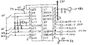 Еще один блок управления для "Маяка" на AT90S1200