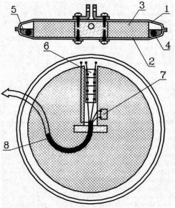 Дисковый датчик для металлоискателя