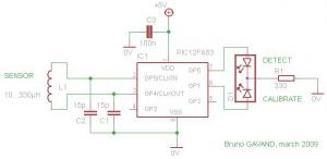 Детектор металла на PIC