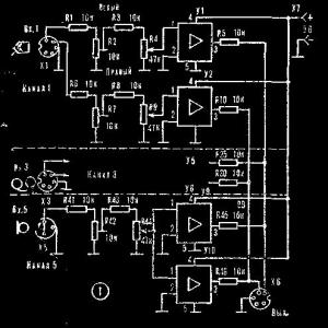 Простой стереомикшер
