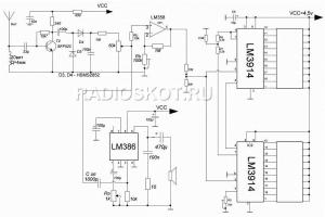 Светодиодный индикатор вч сигнала