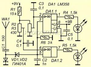 Индикатор вч поля