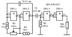 Испытанная схема электронной приманки