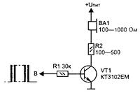 Подключение миниатюрного наушника к детектору радиации