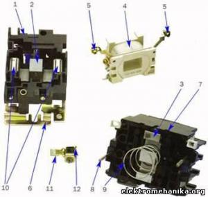 Обслуживание и ремонт магнитных пускателей